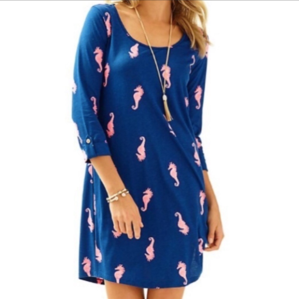 EUC SIZE S Lilly Pulitzer Horsin’ Around Ocean Ridge Dress 👗